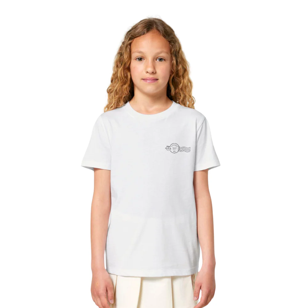 Kids Greetings From Stoked Skate T-shirt White - Image 2