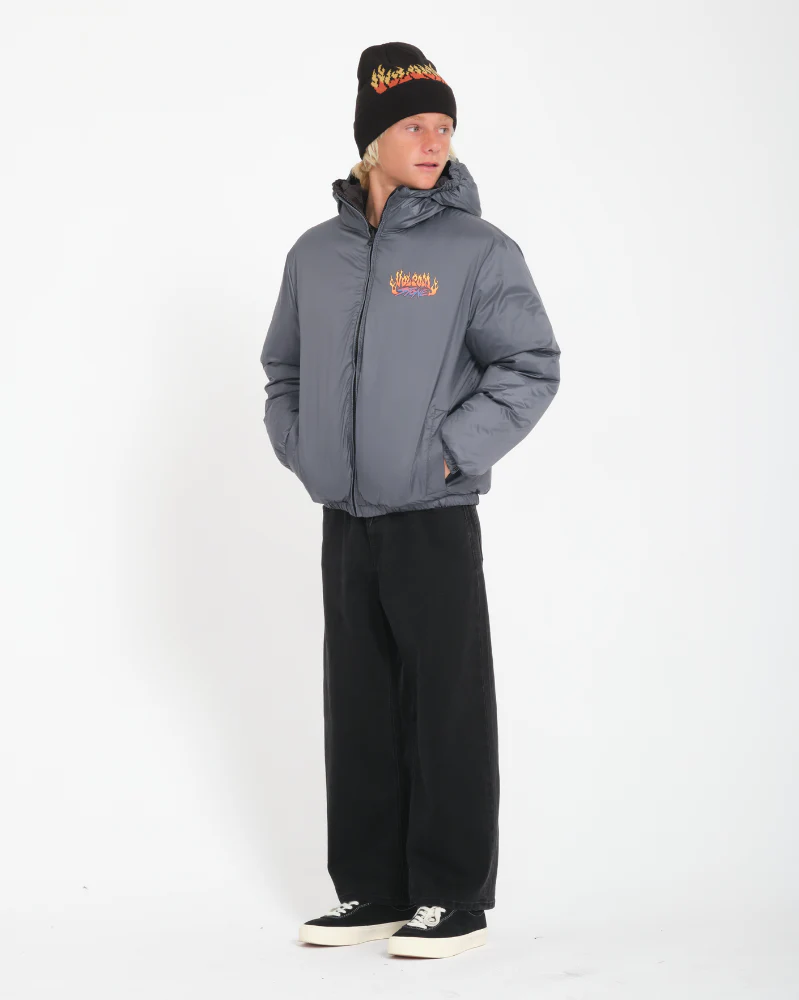 Kids Iconic Jacket Reversible Black - Image 6