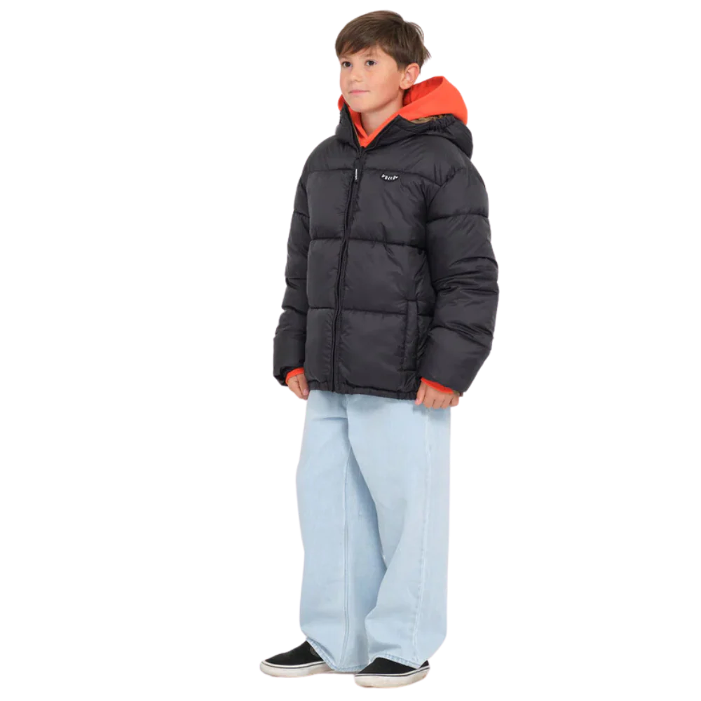 Kids Iconic Jacket Reversible Brown