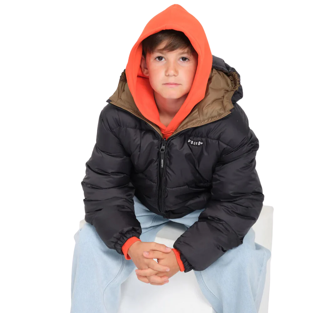 Kids Iconic Jacket Reversible Brown - Image 2