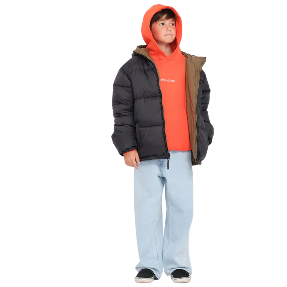 Kids Iconic Jacket Reversible Brown - Image 3