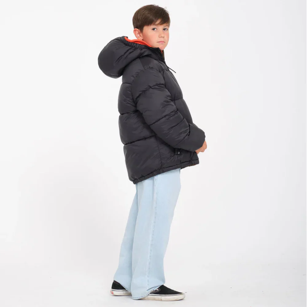 Kids Iconic Jacket Reversible Brown - Image 4