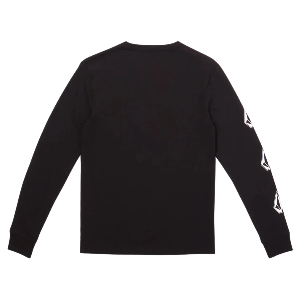 Kids Iconic Stone Longsleeve T-shirt Black - Image 2