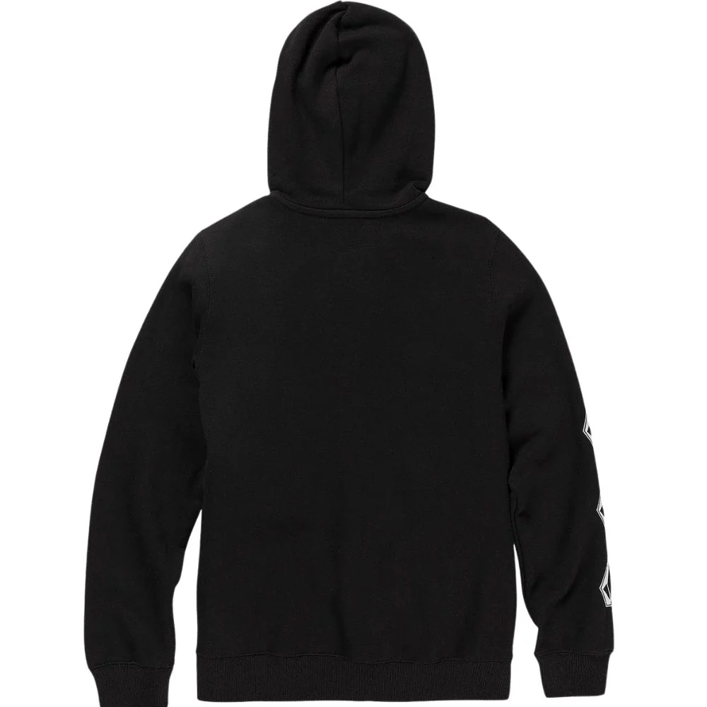 Kids Iconic Stone Zip Hoodie Black - Image 2