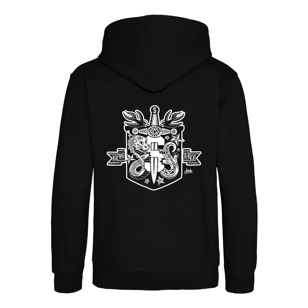 Kids Illuminati Dark Hoodie Jet Black
