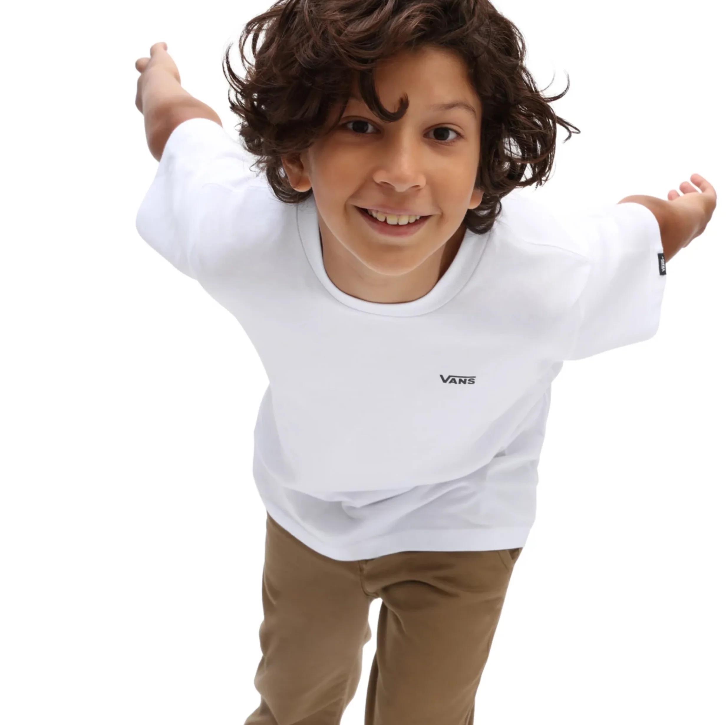 Kids Left Chest T-shirt White - Image 3