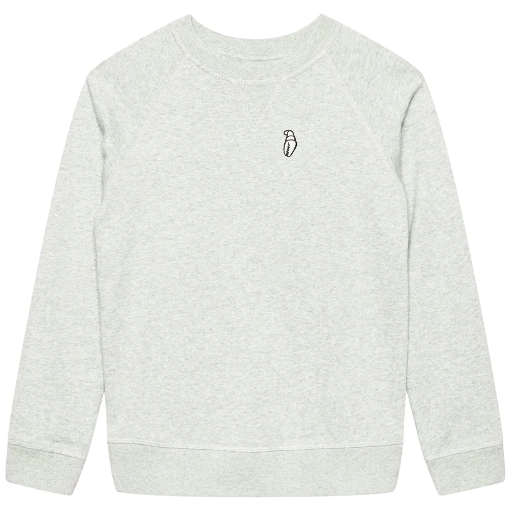Kids Mini Claw Crewneck Sweater Heather Grey