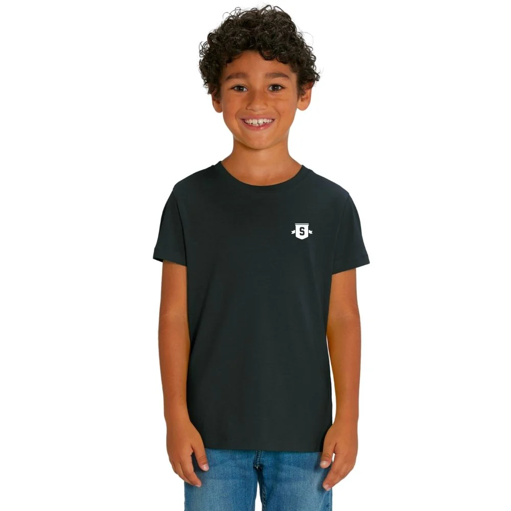 Kids Mini Shield T-Shirt Black
