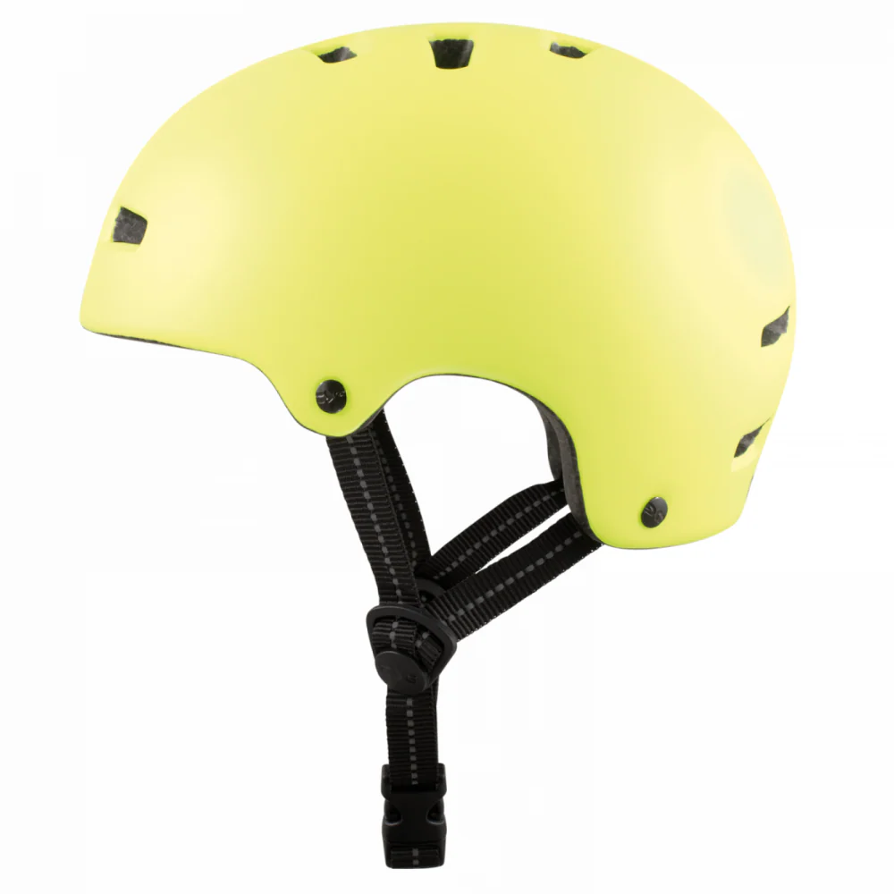 Kids Nipper Mini Acid Yellow Skateboard Helmet - Image 2