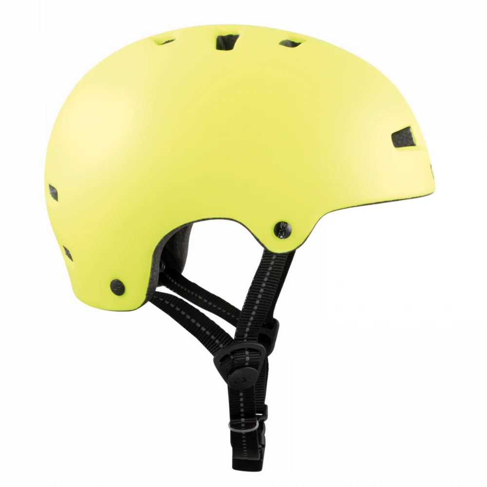 Kids Nipper Mini Acid Yellow Skateboard Helmet - Image 3