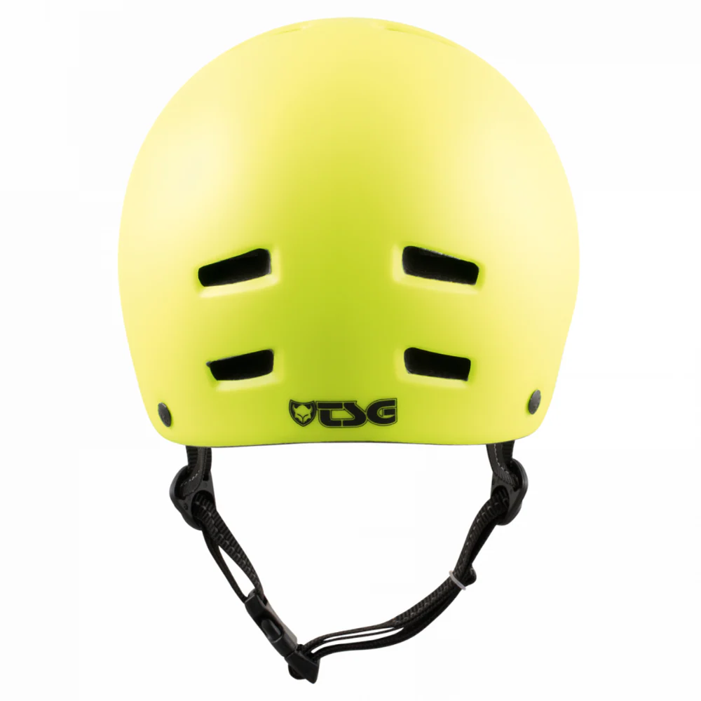 Kids Nipper Mini Acid Yellow Skateboard Helmet - Image 4