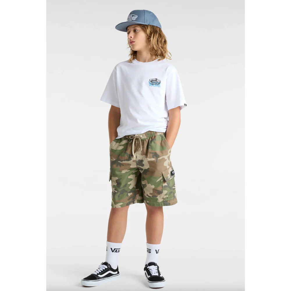 Kids Old Skool T-shirt White - Image 3