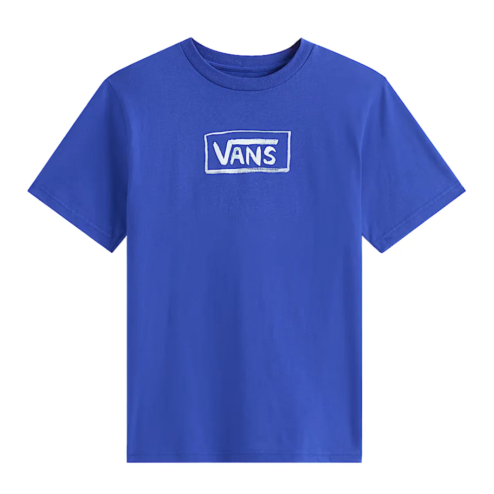 Kids On Canvas T-Shirt Royal Cobalt - Image 3