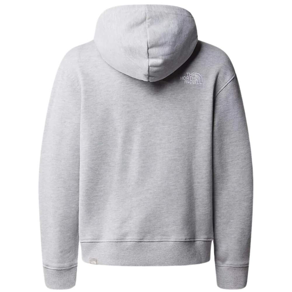 Kids Oversized Hoodie TNF Light Grey Heather - Image 2