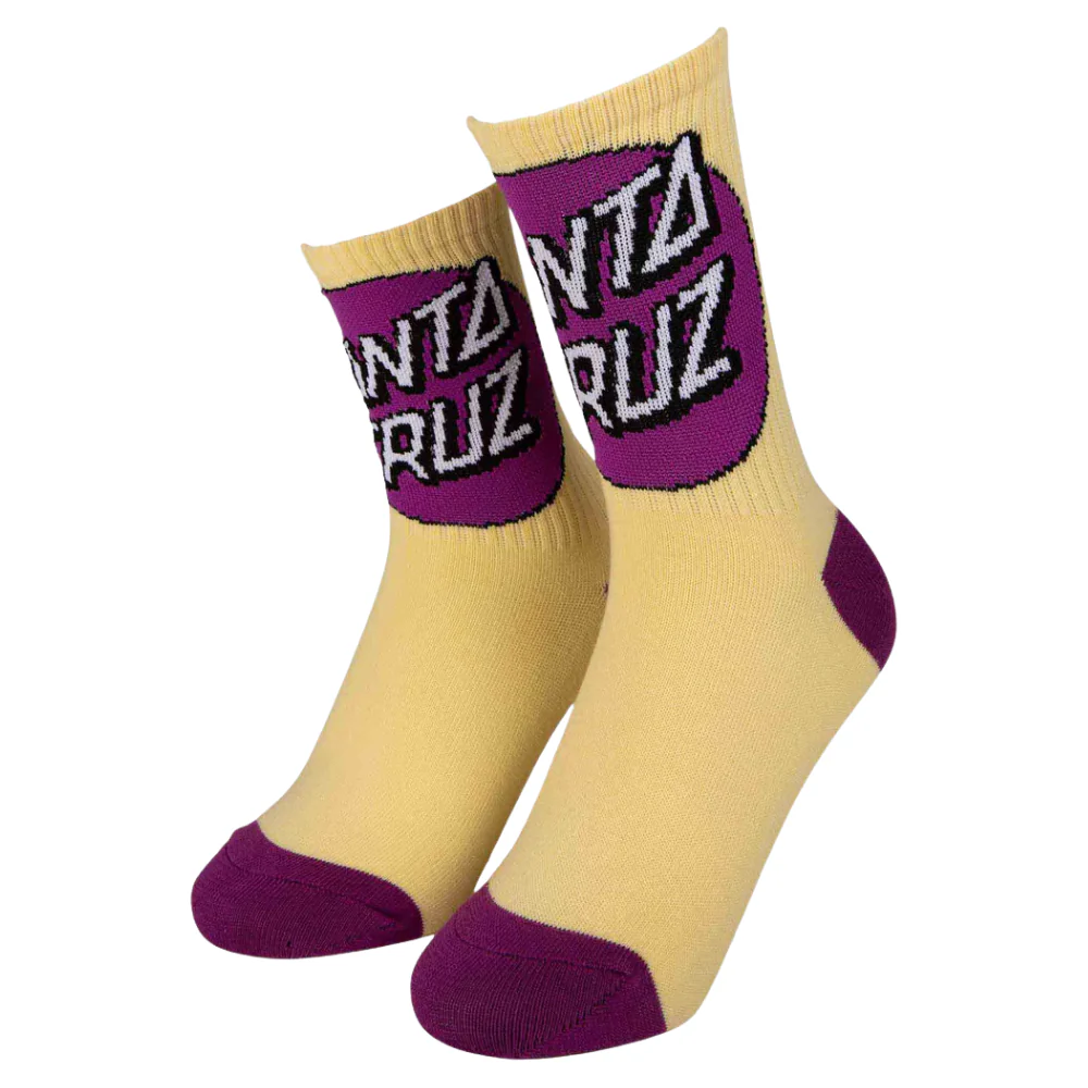 kids Ovrsz Other Dot 2Pack Socks Green/Yellow - Image 2