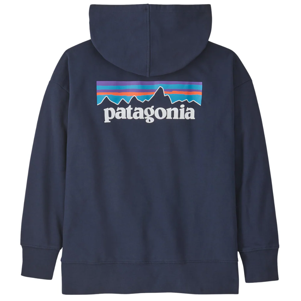 Kids P-6 Logo Hoodie New Navy - Image 2