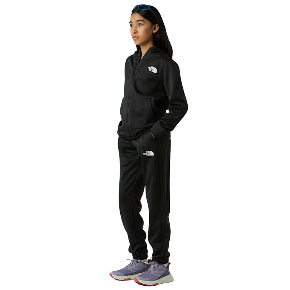 Kids Reaxion Full Zip Hoodie Black - Image 4