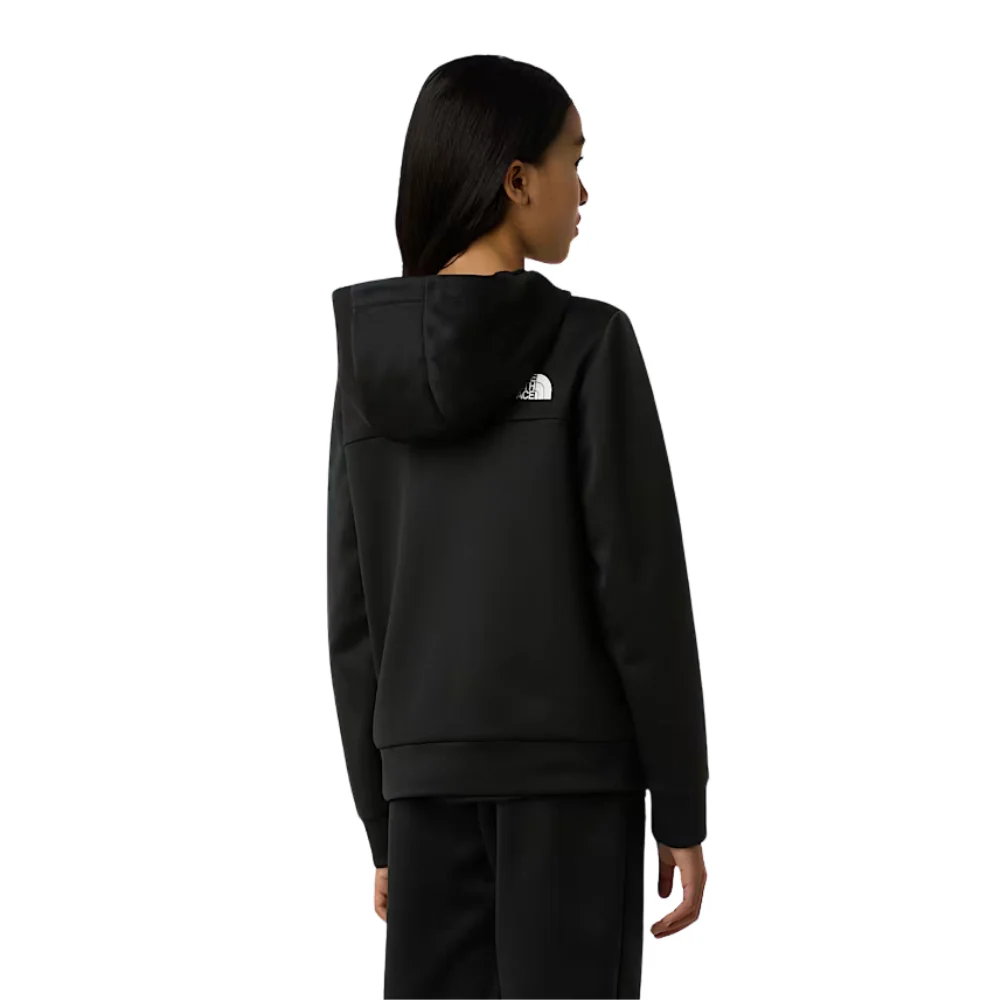 Kids Reaxion Full Zip Hoodie Black - Image 7