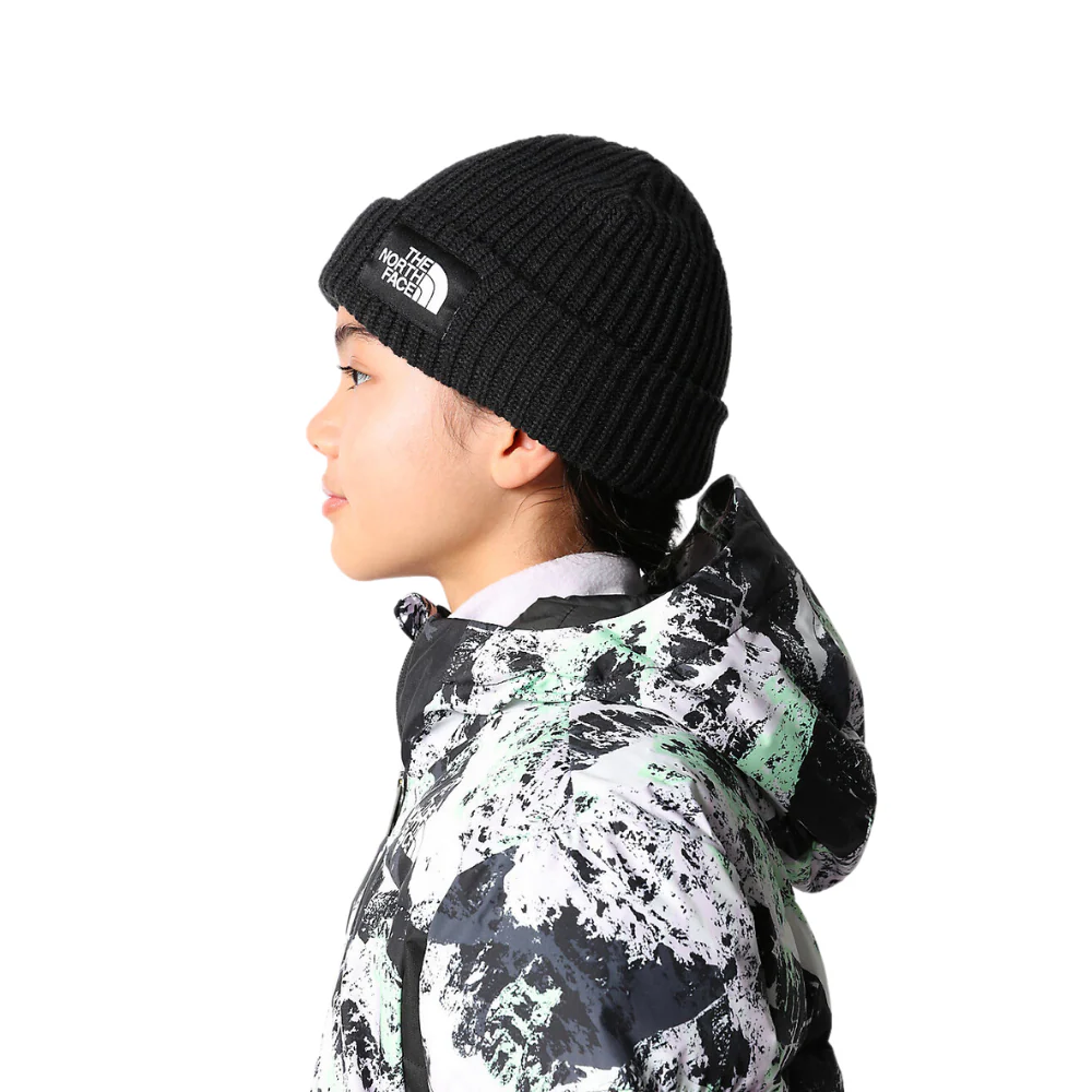 Kids Salty Lined Beanie TNF Black - Image 4
