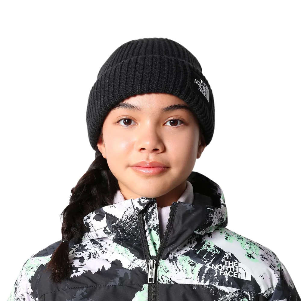 Kids Salty Lined Beanie TNF Black - Image 5