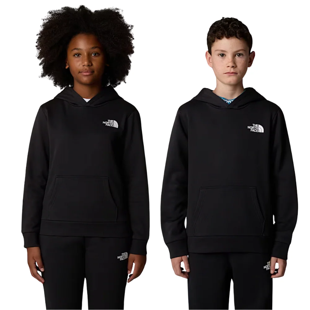 Kids Simple Dome Hoodie TNF Black - Image 2
