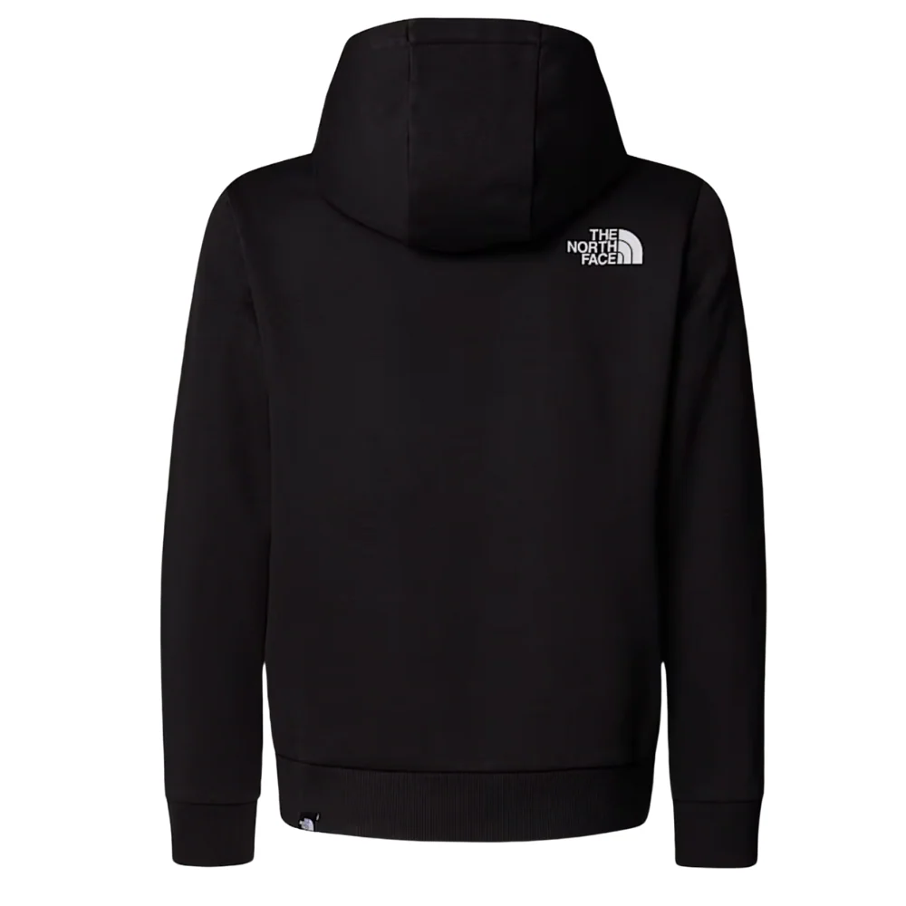 Kids Simple Dome Hoodie TNF Black - Image 3