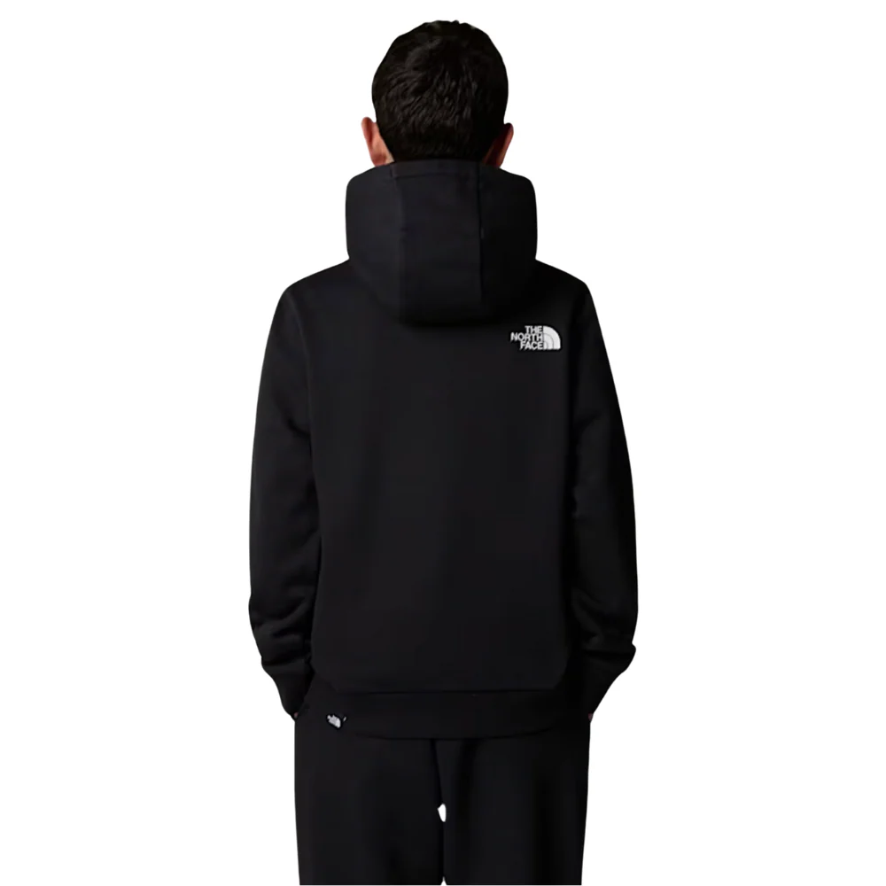Kids Simple Dome Hoodie TNF Black - Image 8