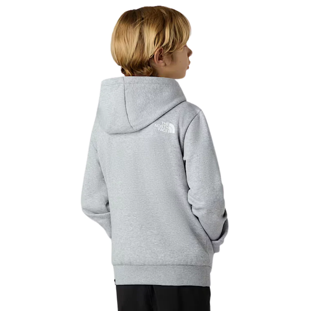 Kids Simple Dome Hoodie TNF Light Grey Heather - Image 2