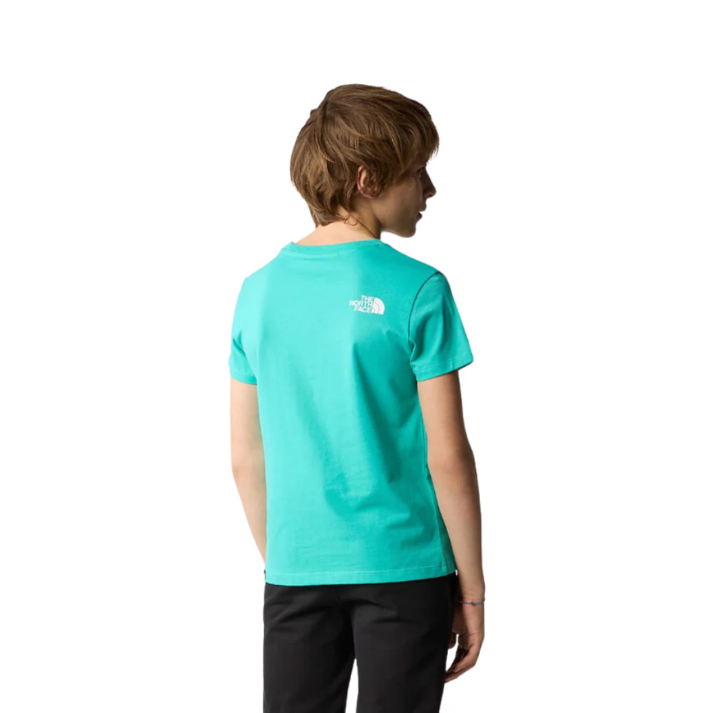 Kids Simple Dome T-shirt Geyser Aqua - Image 4
