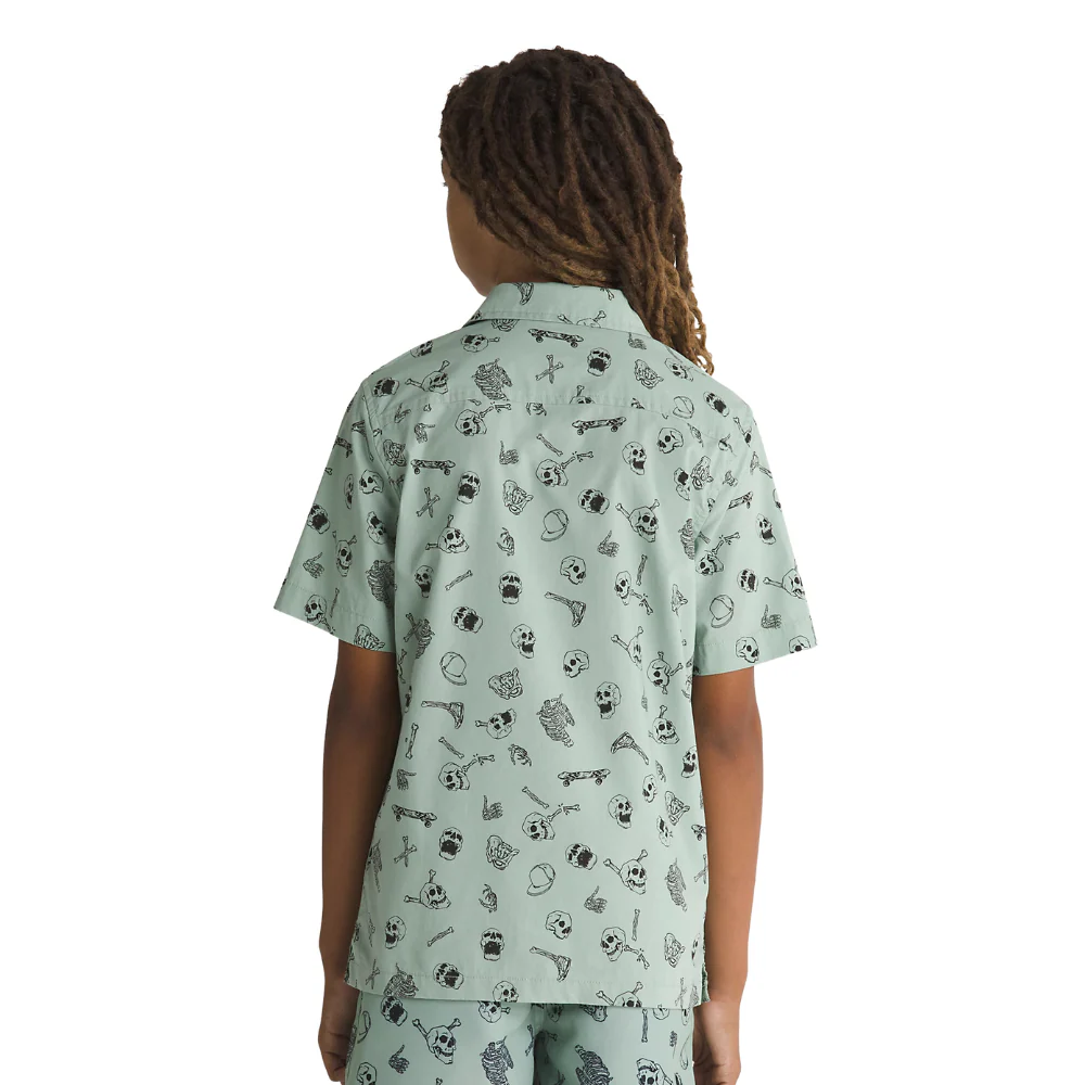 Kids Skeleton Shirt Iceberg Green - Image 2
