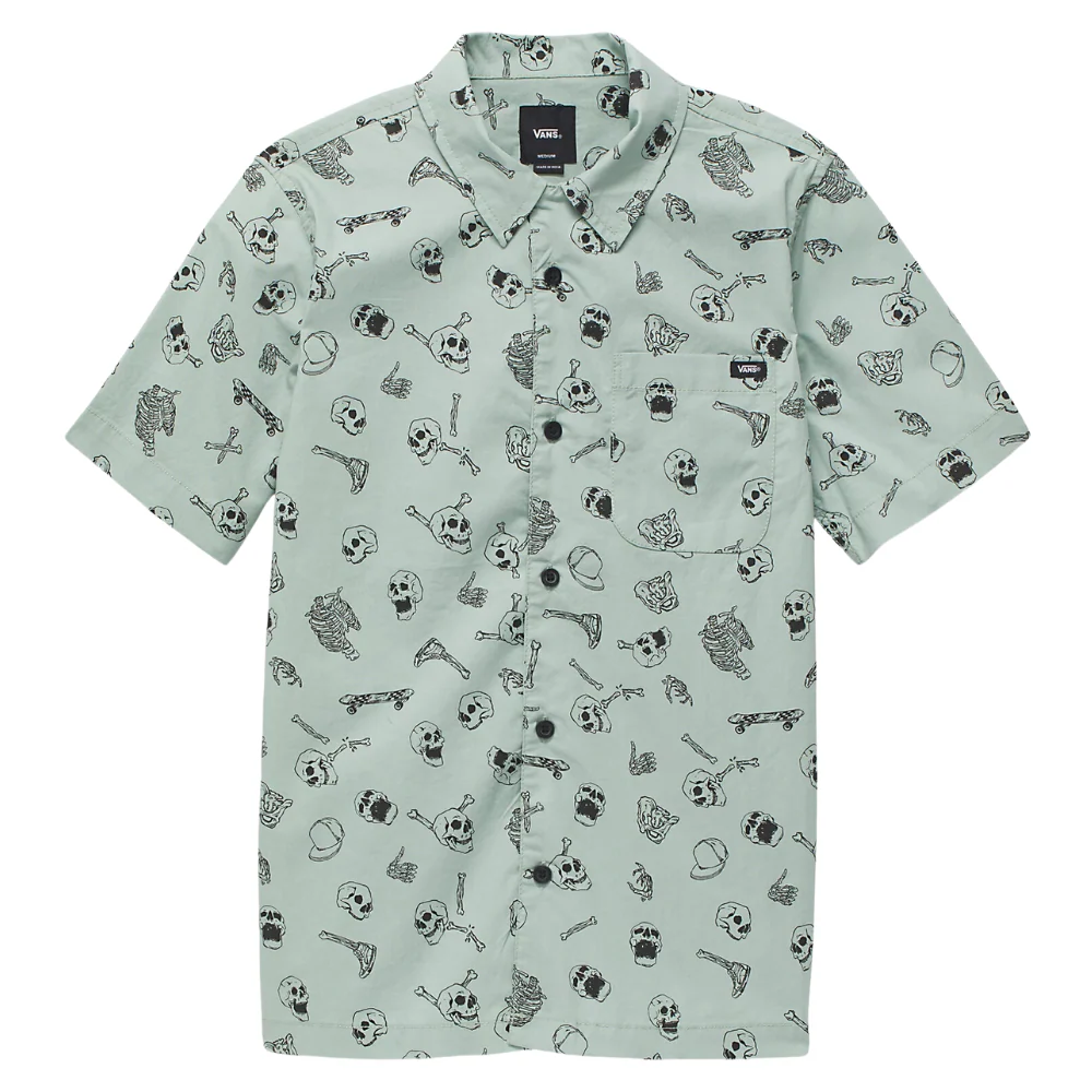 Kids Skeleton Shirt Iceberg Green - Image 3