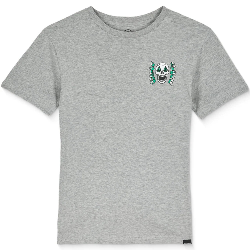Kids Skeltone T-Shirt Heather Grey - Image 2