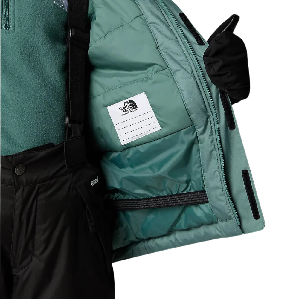 Kids Snowquest Jacket Dark Sage - Image 5