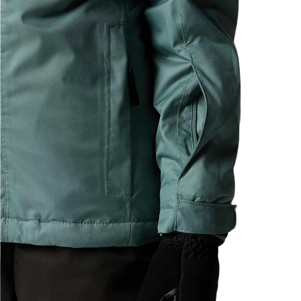 Kids Snowquest Jacket Dark Sage - Image 7