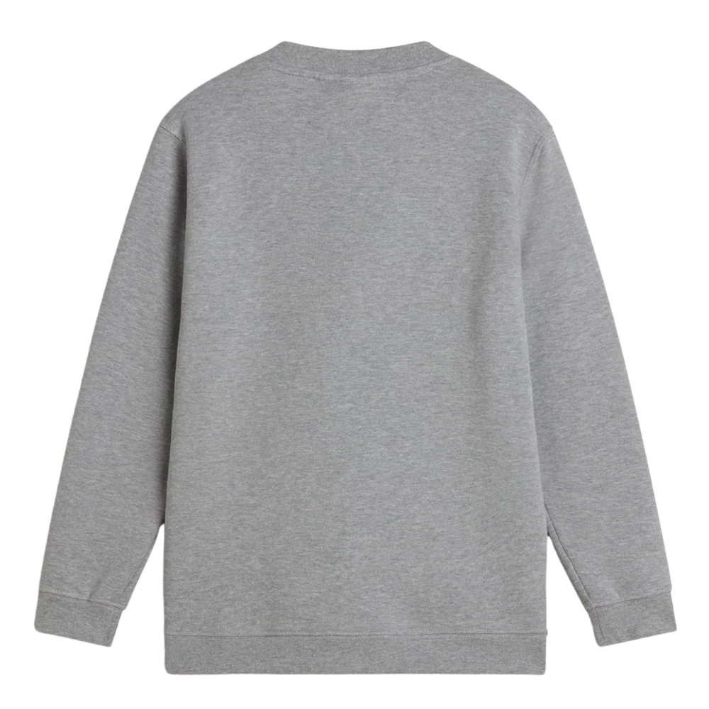 Kids Star Checker Crewneck Cement Heather - Image 2