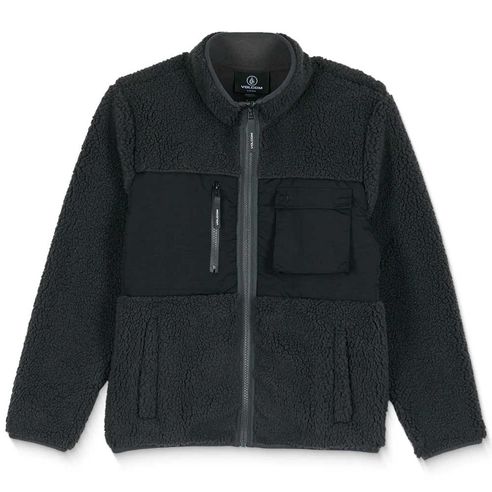 Kids Storm Stone Zip Fleece Asphalt Black - Image 2
