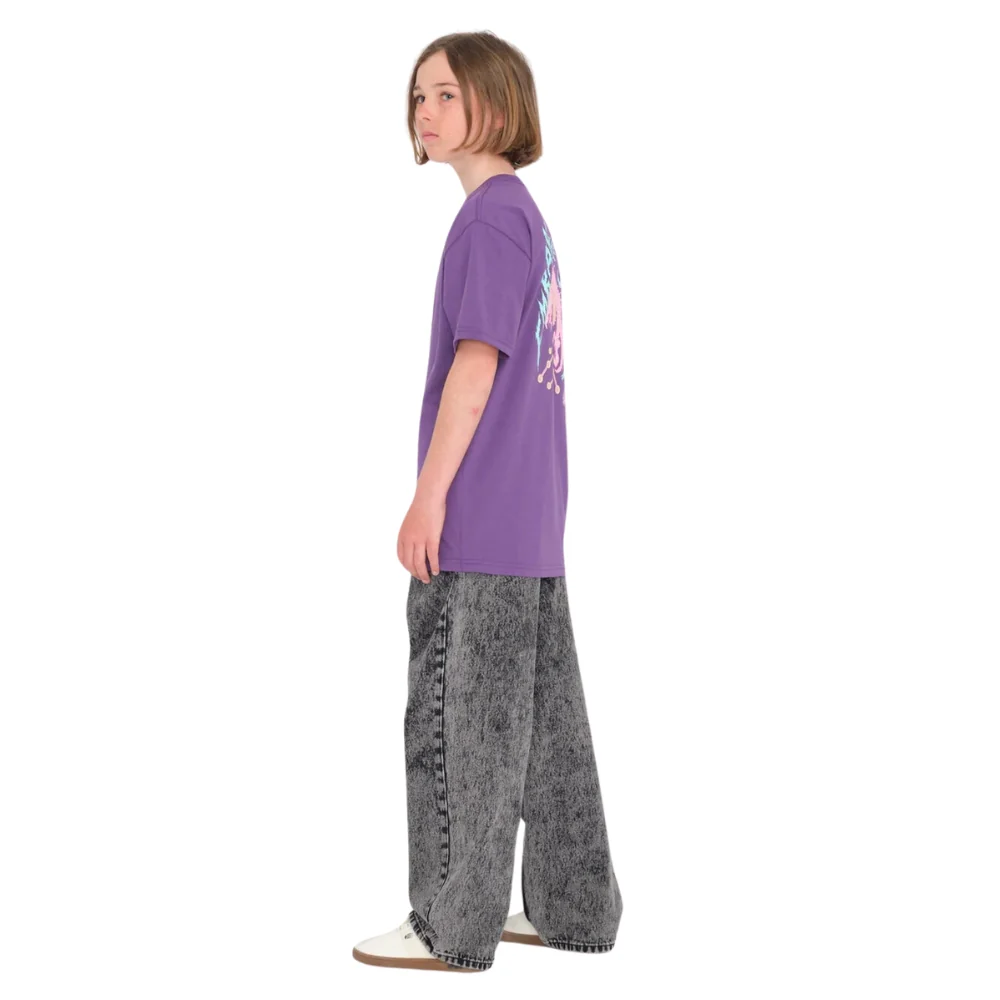 Kids Billow Tall Jeans Light Acid Black - Image 2