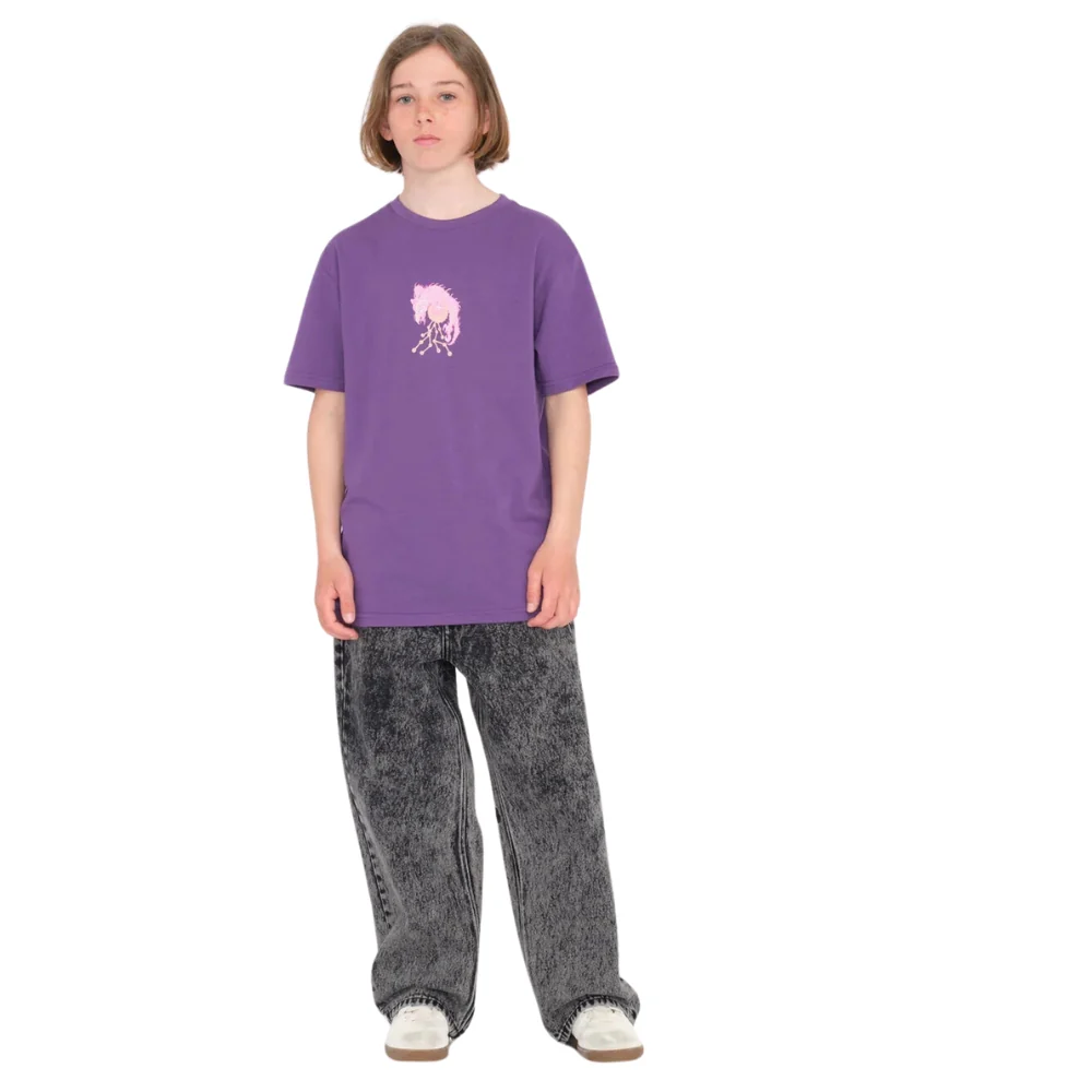 Kids Billow Tall Jeans Light Acid Black - Image 3