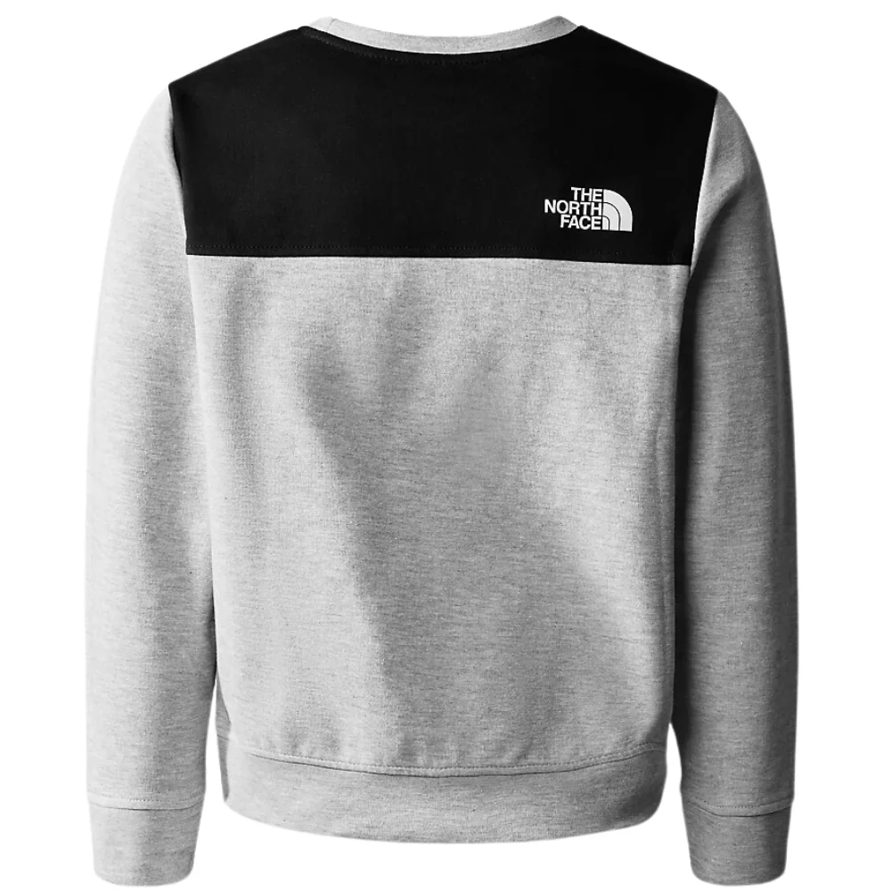 Kids Tech Crew Sweater TNF Light Grey Heather - Image 6