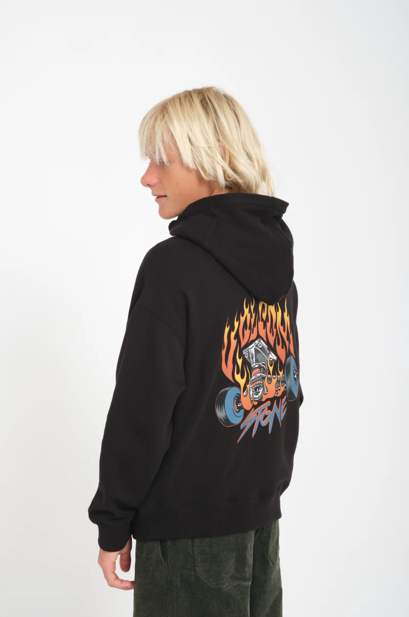 Kids Trux Hoodie Black - Image 2