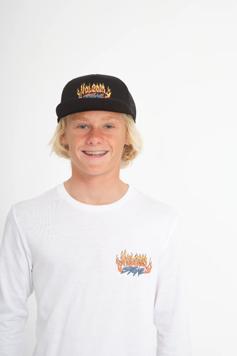 Kids Trux Longsleeve T-shirt White - Image 3
