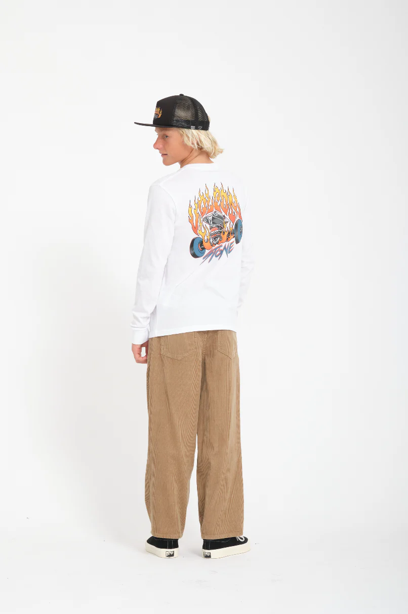 Kids Trux Longsleeve T-shirt White - Image 5