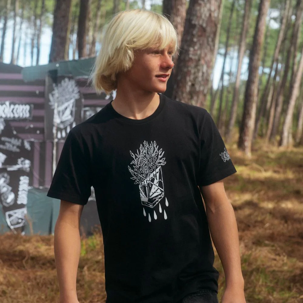 Kids Vaderetro T-shirt Black - Image 3