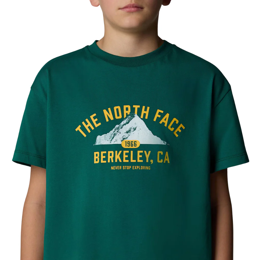 Kids Varsity Graphic Oversized T-Shirt Evergreen - Image 2