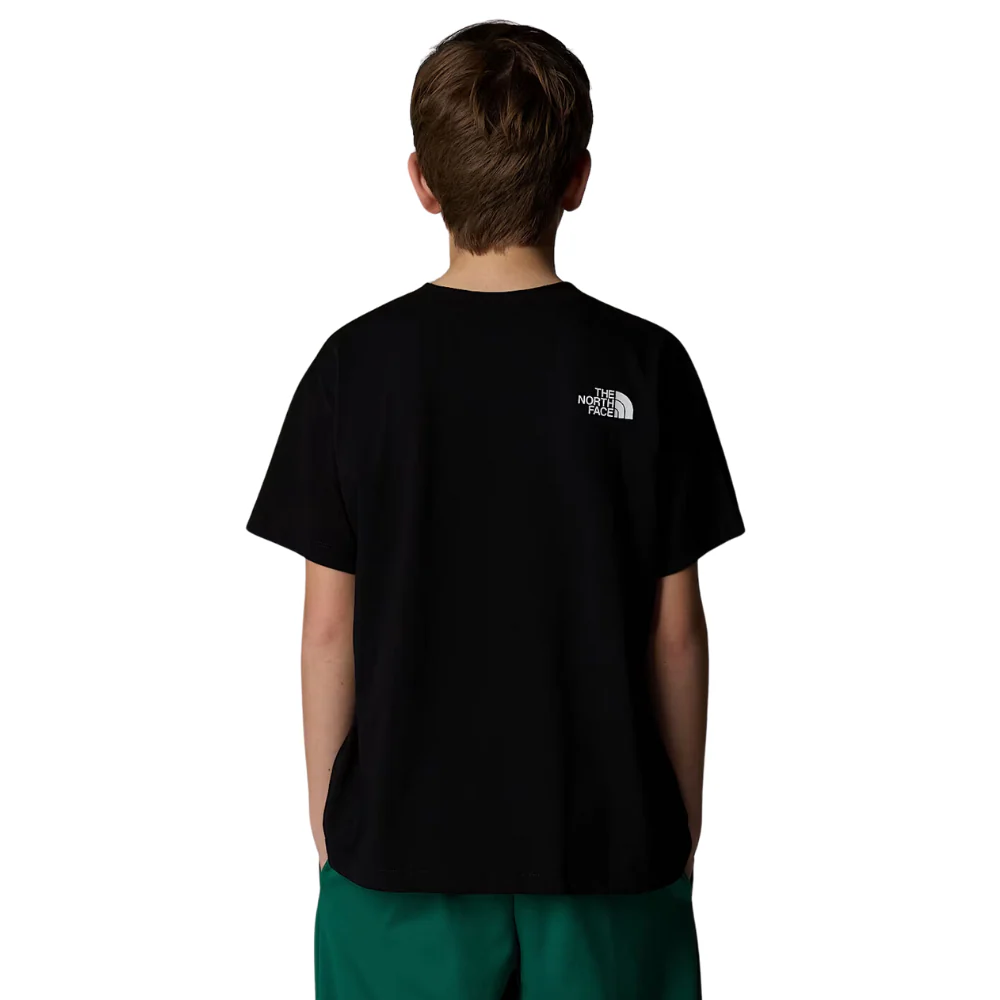 Kids Varsity Graphic Oversized T-Shirt TNF Black - Image 3