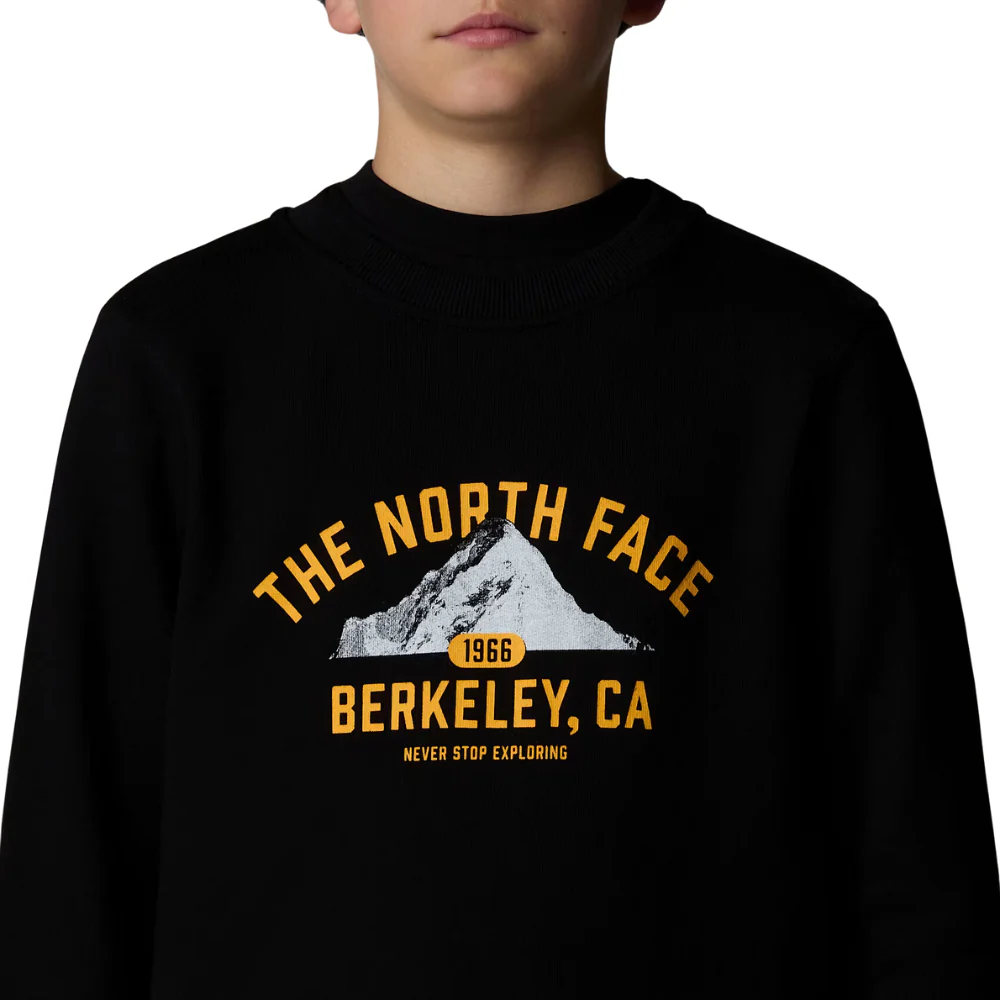 Kids Varsity Graphic Relaxed Sweatshirt TNF Black - Image 2