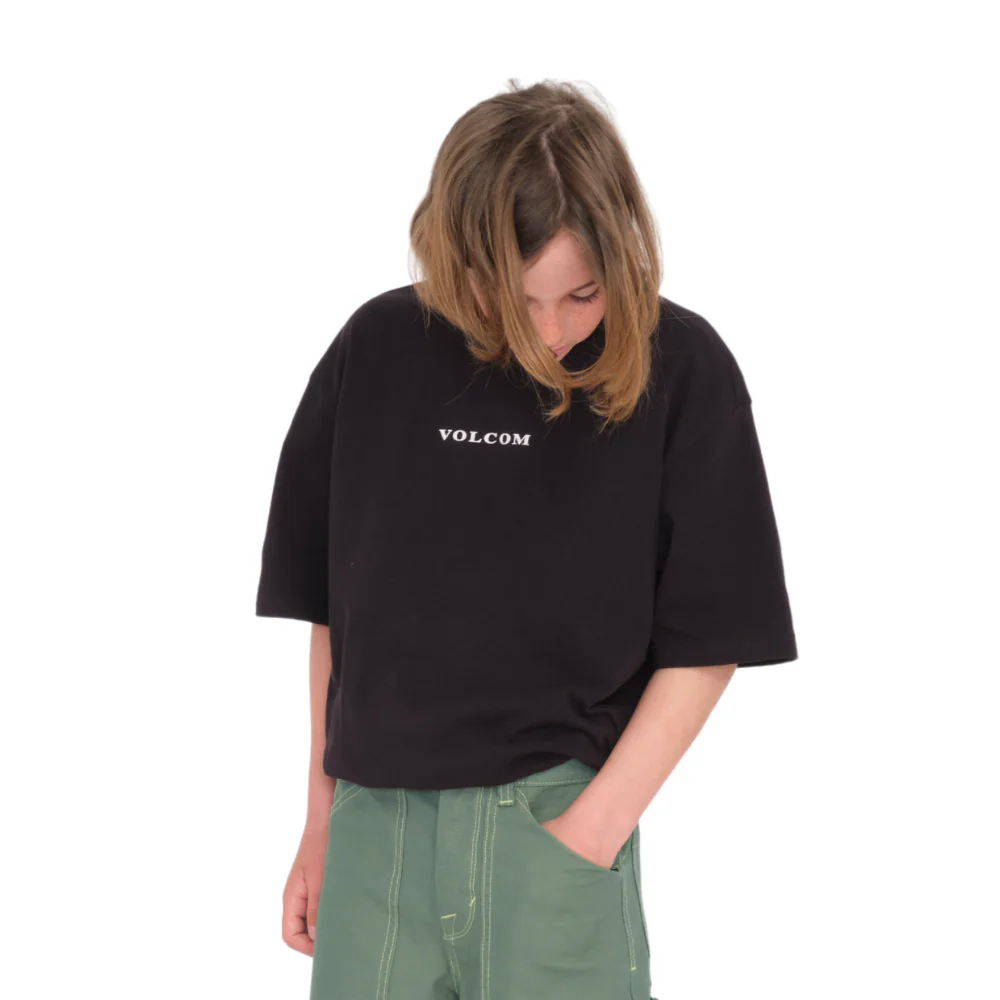 Kids Volcom Stone T-shirt Black - Image 2