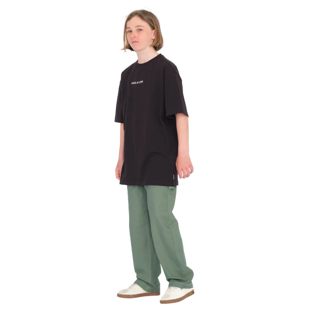 Kids Volcom Stone T-shirt Black - Image 3