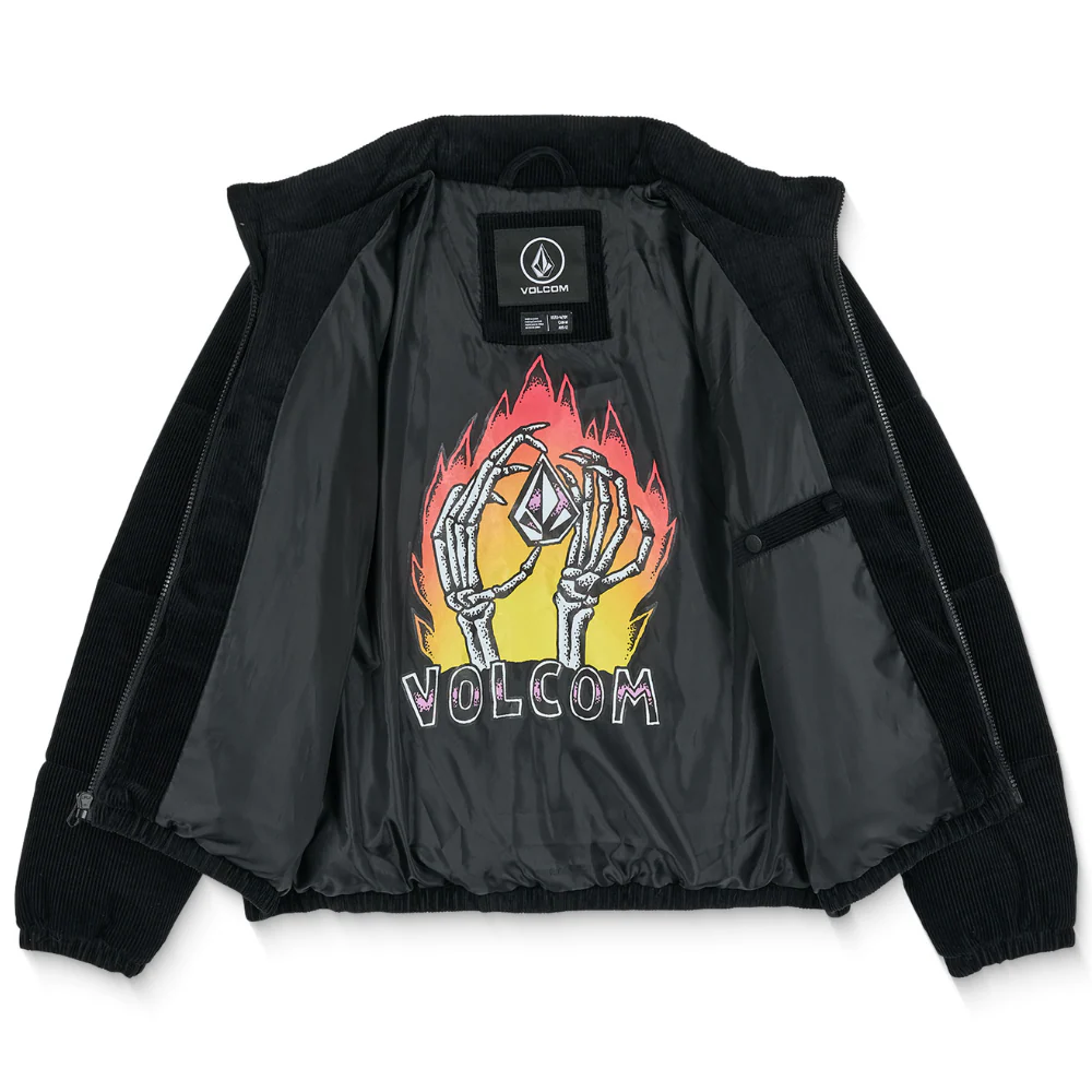 Kids Walltz Cord Jacket Black - Image 3