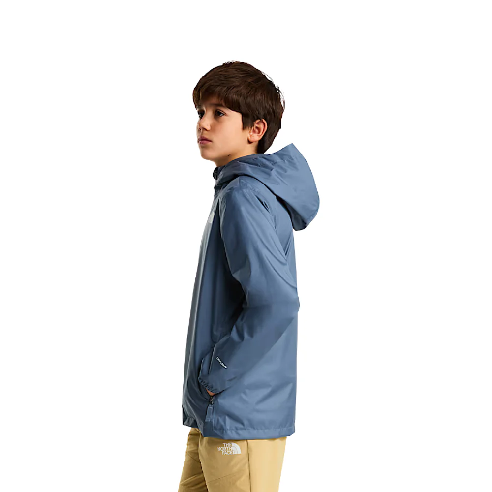 Kids Zipline Rain Jacket Granite Grey - Image 5